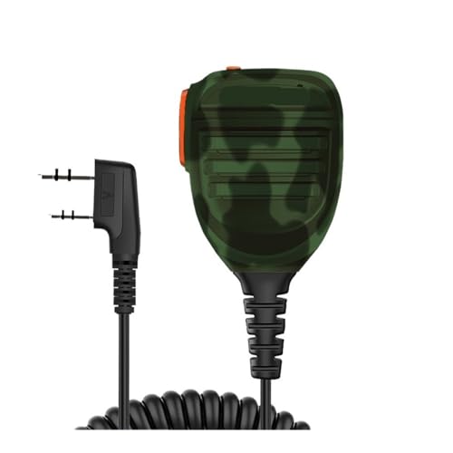 NBCNZCTSAS Passend for Baofeng Walkie Talkie Lautsprecher Mikrofon PTT Mic Passend for BUV5R UV-16 Pro UV-13 Plus Zweiwegradio Passend for QuanSheng UV-K5(8) UV-K6(Dual PTT-Camo) von NBCNZCTSAS