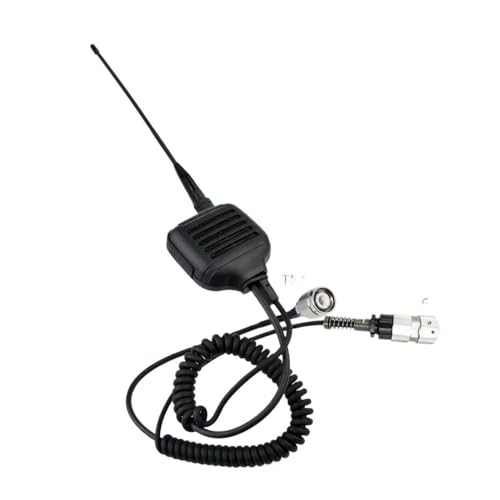 NBCNZCTSAS Passend for TRI TCA/AN PRC152 PRC148 prc-624 Radio-Lautsprechermikrofon mit UHF-VHF-Antenne, Walkie-Talkie-Lautsprechermikrofon for PRC-152(for prc624) von NBCNZCTSAS