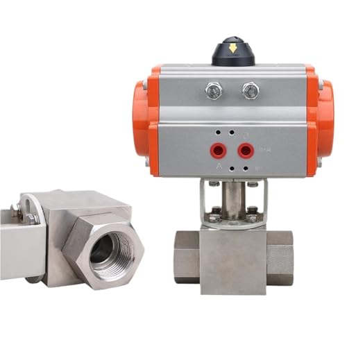 1 Stück 32 MPa Hochdruck-Pneumatik-2-Wege-Kugelhahn 304 Edelstahl Innengewinde Hydraulik-Stickstoffventil(DN10) von NBDUGQ