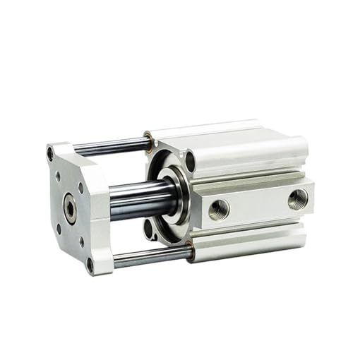 1 Stück Luftzylinder CQMB Bohrung 16 mm Doppeltwirkend Kompakter pneumatischer Stangenführungszylinder Hub 5 10 15 20 25 30 35 40 45 50 mm(Stroke 10mm,CQMB16) von NBDUGQ