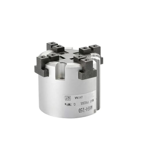 1 stück Luftgreifer Pneumatischer Luftzylinder MHS Parallelluftgreifer 2 Finger 4 Finger Typ Luftzylinder doppeltwirkend(MHS 3,40) von NBDUGQ