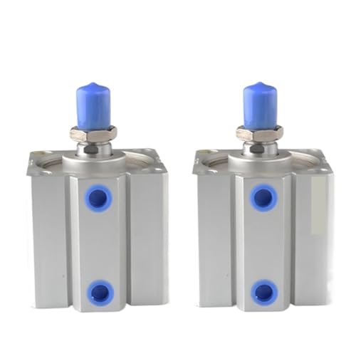 1 stück Ohne Magnet 100mm Bohrung Größe Kompakte Zylinder Doppeltwirkend Zylinder Pneumatische Teile(SDA100-25) von NBDUGQ