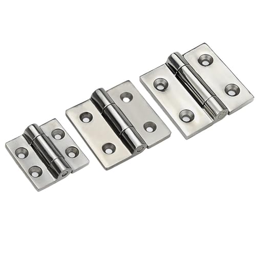 1 stück Quadratisches Scharnier Edelstahl Schmetterling Tragende Schranktür Hardware Zubehör 50 * 50 * 5 65 * 65 * 5 75 * 75 * 6mm(50-50-5) von NBDUGQ