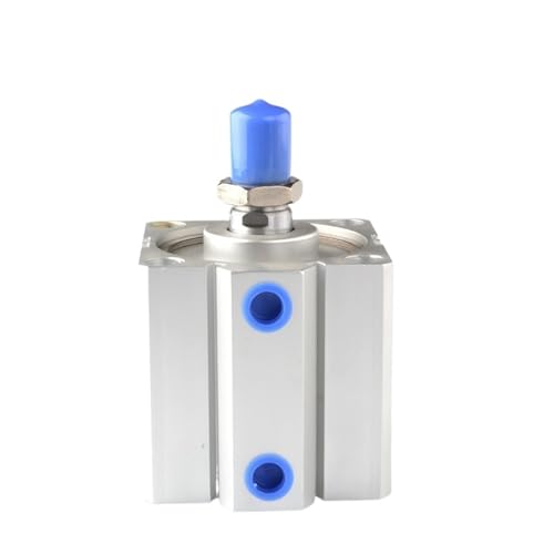 1 stück SDA Ohne Magnet 25mm Bohrung Compact Air Zylinder Doppeltwirkend Zylinder Pneumatische Automatisierung Teile(SDA25-20,Female Thread) von NBDUGQ
