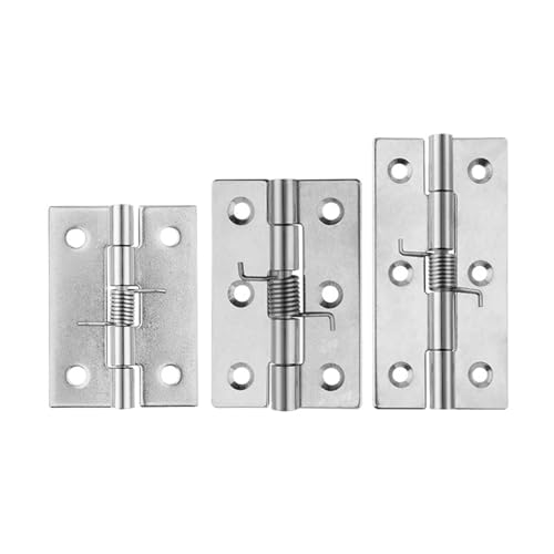 1 stücke 304 Edelstahl Federscharnier Klapp Mini Micro Scharniere automatische schranktür kleiderschrank möbel hardware(1 inch) von NBDUGQ