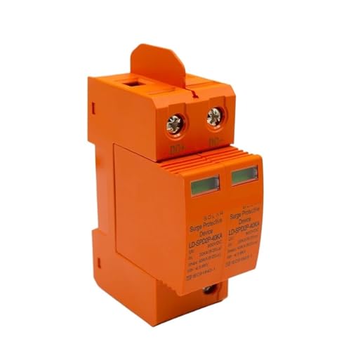 10 Teile/los 2P 500V/1000V 20~40KA Din-schiene Überspannungsschutzgerät Haus Solar PV System ableiter Überspannungsschutz(500V) von NBDUGQ