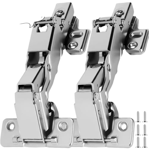 165-Grad-Eckfaltscharniere for Schranktüren, Winkelscharniere, Möbelbeschläge for Haushaltsschränke mit Schrauben(2PCS) von NBDUGQ