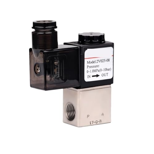 1pc Control Komponente Normalerweise Geschlossen Flüssigkeit Ventil 2V025-06/2V025-08/2V130-10/2V130-15 Normalerweise Geschlossen(2V130-15,DC 24V) von NBDUGQ