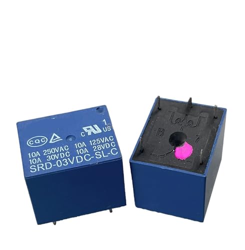 5PCS Relais SRD-12VDC-SL-C SRD-24VDC-SL-C SRD-48VDC-SL-C 12V 24V 48V 10A 250VAC 5PIN T73(3V) von NBDUGQ