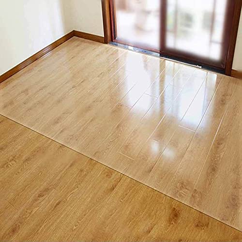 1,5 mm Dicke Bodenschutzmatte PVC-Bürostuhlmatte Bodenschutz Bürostuhl rutschfeste Bürostuhlmatte Teppich Geeignet für Küche Innenbereich Flur Wohnzimmer (70x150cm) von NBKJDSXL