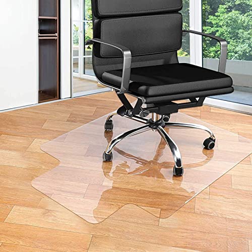 Transparente PVC-Bodenmatte, 1,5 mm dick, Stuhlschutz für Bürostühle, geeignet für Stühle mit Rollen, Schutz für Harte Böden, Massivholz-Bodenmatte, Stuhlunterlage (80x120cm/31.5x47.24in) von NBKJDSXL