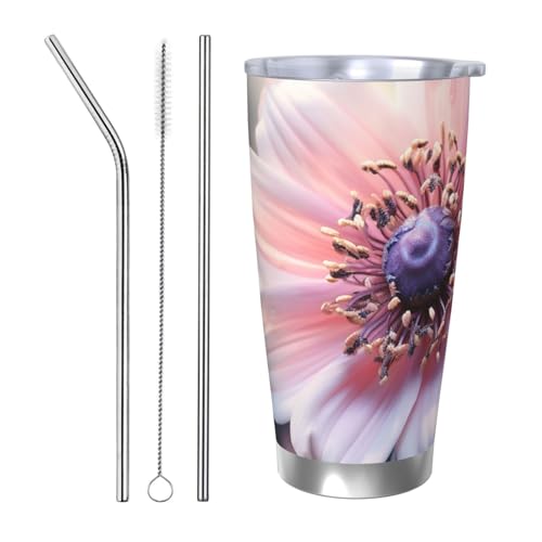 NBSKSDLK Flower Blossom Tumbler aus Edelstahl, vakuumisoliert, Kaffeebecher mit Deckel und Strohhalm, doppelwandiger Reisebecher für heiß/kalt, auslaufsicherer Thermobecher für Zuhause, Büro, Auto NBSKSDLK Flower Blossom Tumbler aus Edelstahl, vakuumisoliert, Kaffeebecher mit Deckel und Strohhalm, doppelwandiger Reisebecher für heiß/kalt, auslaufsicherer Thermobecher für Zuhause, Büro, Auto von NBSKSDLK