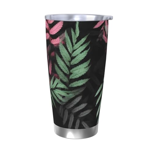 NBSKSDLK Kaffeebecher aus Edelstahl, vakuumisoliert, mit Deckel und Strohhalm, doppelwandiger Reisebecher für heiß/kalt, auslaufsicherer Thermobecher für Zuhause, Büro, Auto NBSKSDLK Kaffeebecher aus Edelstahl, vakuumisoliert, mit Deckel und Strohhalm, doppelwandiger Reisebecher für heiß/kalt, auslaufsicherer Thermobecher für Zuhause, Büro, Auto von NBSKSDLK