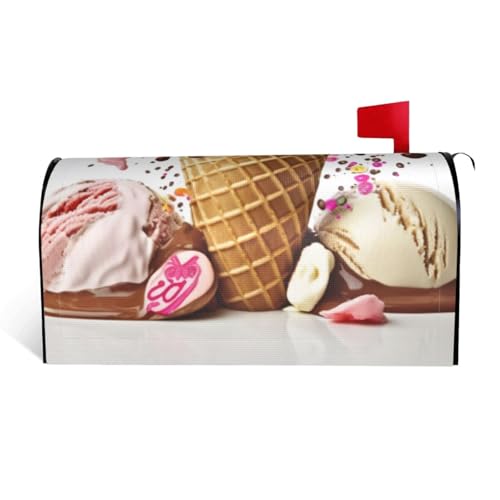 NBSKSDLK Magnetische Abdeckung für Eiscreme-Briefkasten, Standardgröße, 64,8 x 53,3 cm, dekorative Briefkasten-Abdeckung für Garten, Hof, Outdoor, Briefkasten, wasserdicht NBSKSDLK Magnetische Abdeckung für Eiscreme-Briefkasten, Standardgröße, 64,8 x 53,3 cm, dekorative Briefkasten-Abdeckung für Garten, Hof, Outdoor, Briefkasten, wasserdicht von NBSKSDLK