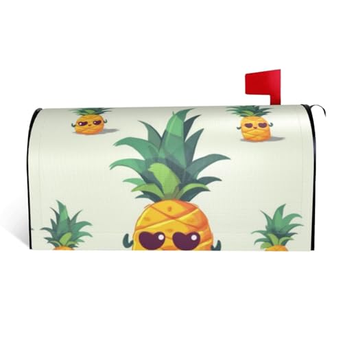 NBSKSDLK Süße Ananas-Briefkastenabdeckungen, magnetisch, Standardgröße, 53,3 x 45,7 cm, dekorative Briefkasten-Abdeckung für Garten, Hof, Außenbereich, Briefkastenverpackung, wasserdicht NBSKSDLK Süße Ananas-Briefkastenabdeckungen, magnetisch, Standardgröße, 53,3 x 45,7 cm, dekorative Briefkasten-Abdeckung für Garten, Hof, Außenbereich, Briefkastenverpackung, wasserdicht von NBSKSDLK