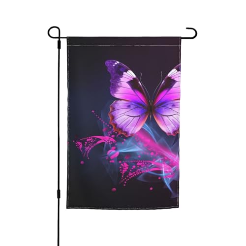 Rosa Lila Schmetterling Gartenflagge 30,5 x 45,7 cm Frühling Sommer Herbst Winter saisonale Flaggen doppelseitige Urlaubsflaggen Banner Outdoor Indoor Hofflagge für Heimdekorationen Rosa Lila Schmetterling Gartenflagge 30,5 x 45,7 cm Frühling Sommer Herbst Winter saisonale Flaggen doppelseitige Urlaubsflaggen Banner Outdoor Indoor Hofflagge für Heimdekorationen von NBSKSDLK