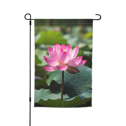 Rosa Lotu Blumen Gartenflagge 30,5 x 45,7 cm Frühling Sommer Herbst Winter saisonale Flaggen doppelseitige Urlaubsflaggen Banner Outdoor Indoor Hofflagge für Heimdekorationen Rosa Lotu Blumen Gartenflagge 30,5 x 45,7 cm Frühling Sommer Herbst Winter saisonale Flaggen doppelseitige Urlaubsflaggen Banner Outdoor Indoor Hofflagge für Heimdekorationen von NBSKSDLK