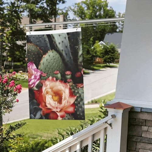 Rosen Blumen und Kaktus Flagge 60 x 91 cm Outdoor Indoor Frühling Sommer Herbst Winter Gartenflaggen mit Öse Vertikale doppelseitige Feiertagsflaggen Banner für Hofdekorationen Rosen Blumen und Kaktus Flagge 60 x 91 cm Outdoor Indoor Frühling Sommer Herbst Winter Gartenflaggen mit Öse Vertikale doppelseitige Feiertagsflaggen Banner für Hofdekorationen von NBSKSDLK