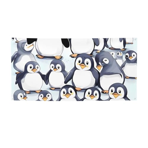 Viele niedliche Pinguine Baby Skizze Banner und Schilder im Freien Party Dekoration personalisierte Banner mit Ösen Hintergrund Geburtstag Zeichen Poster Hintergrund Foto Hintergrund für von NBSKSDLK
