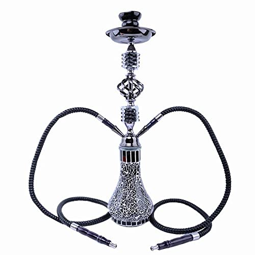 Luxus moderner Glashukas 2 Schlauch 55 cm Glas Shisha Set abnehmbarer mittlerer Stiel leicht zu zerlegen und reinigen A Luxus moderner Glashukas 2 Schlauch 55 cm Glas Shisha Set abnehmbarer mittlerer Stiel leicht zu zerlegen und reinigen A von NBSMN