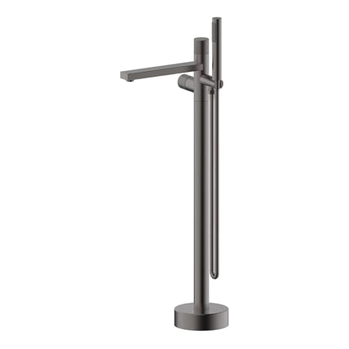 Standarmatur Badewanne Freistehend Mit Handbrause 360° Drehung 2 Modi Duscharmatur Für Bad,Grau Standarmatur Badewanne Freistehend Mit Handbrause 360° Drehung 2 Modi Duscharmatur Für Bad,Grau von NBTRXWAFR