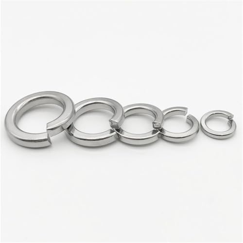 304 Edelstahl Federscheibe Split Lock Elastische Dichtung(100pcs M2) von NBVACPL