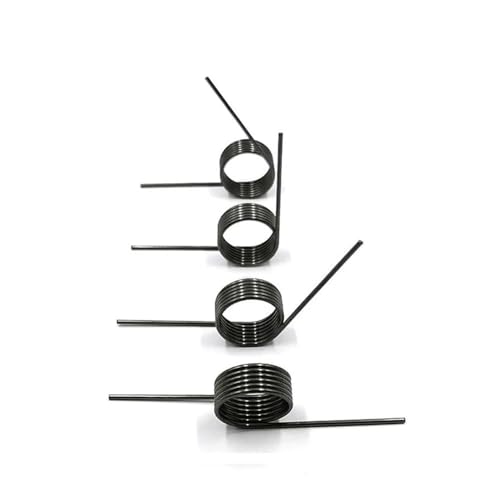 Edelstahlfeder, Torsionsfeder Metallfedern, Torsionsfeder, V-förmiger Federwinkel, Grad Mini-Torsionsfeder nach Maß(120 Degrees) von NBVACPL