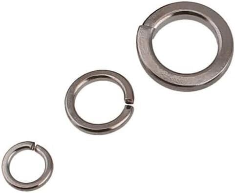 Feder-Split-Sicherungsscheibe aus Edelstahl, elastische Dichtung(Nickel Plated,5pcs M18) von NBVACPL