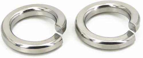 Federscheibe aus Edelstahl, geteilte Dichtung, elastische Dichtung(201 Stainless Steel,M16 (10pcs)) von NBVACPL