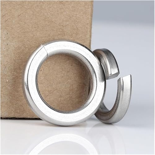 Federscheibe aus Edelstahl, geteilte Dichtung, elastische Dichtung(316 Stainless Steel,M1.6 (100pcs)) von NBVACPL