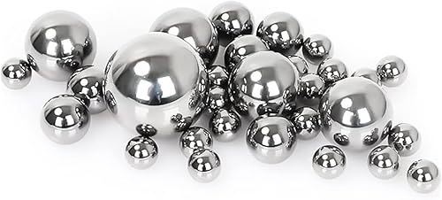 Kugellager, Präzisionskugeln aus Edelstahl 304 Stainless Steel Ball,Bearing Balls,Smooth Ball(7mm,100 Pcs) von NBVACPL