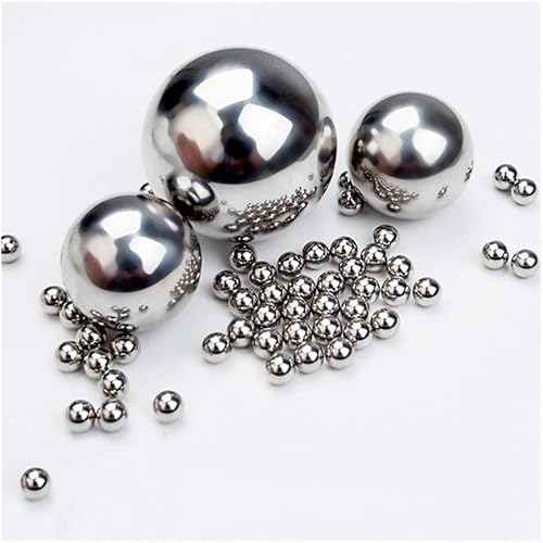 Kugellager, Präzisionskugeln aus Edelstahl 304 Stainless Steel Solid Ball,Bearing Steel Small Marbles Round Smooth Slides Ball(2.8mm (100PCS)) von NBVACPL