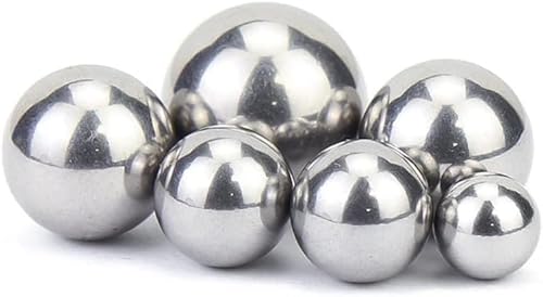 Kugellager, Präzisionskugeln aus Edelstahl 304 Stainless Steel Solid Ball,Precision Bearing Steel Small Marbles Round Smooth Slides Ball(2.5mm (100PCS)) von NBVACPL