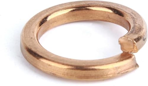Messing Split Federscheibe Bronze Kupfer Schalen Pad Federscheibe Anti-Lose(M6 (10Pcs)) von NBVACPL