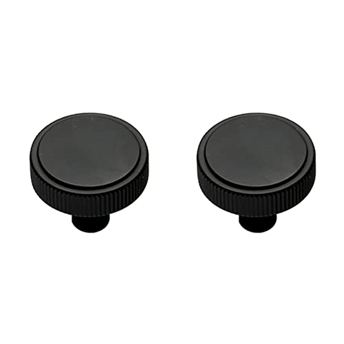 NBVACPL 2er-Pack goldene Schrankgriffe, Möbelgriffe aus massivem Messing, T-Griffe for Küchenschranktüren, Schubladengriffe for Schlafzimmer und Badezimmer (Gold, 128 mm/5 Zoll)(Black,25mm/1in) von NBVACPL