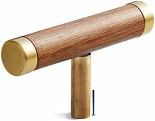 NBVACPL Messing-Schrankgriffe, Beschläge für Schubladenknö Nussbaum Schrankgriff, Kleiderschrankgriff, Schubladengriff NBVACPL Messing-Schrankgriffe, Beschläge für Schubladenknö Nussbaum Schrankgriff, Kleiderschrankgriff, Schubladengriff von NBVACPL