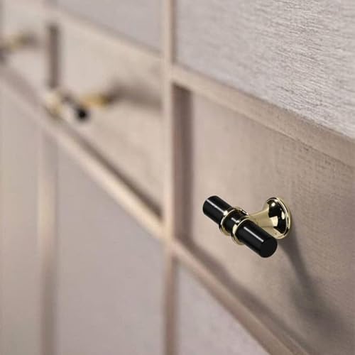NBVACPL Messing-Schrankgriffe, Beschläge für Schubladenknö T-Griff, Küchenschrank-Schubladengriff, Möbeltürgriffe NBVACPL Messing-Schrankgriffe, Beschläge für Schubladenknö T-Griff, Küchenschrank-Schubladengriff, Möbeltürgriffe von NBVACPL