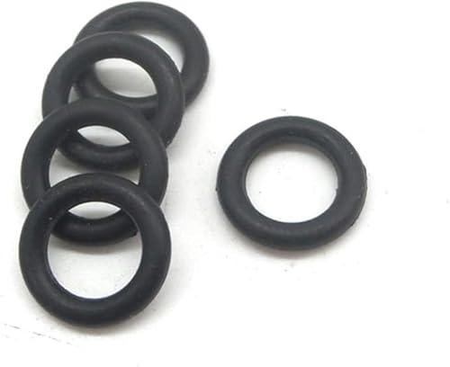 O-Ring-Dichtungsscheibe, O-Typ-Dichtungsgummiringdichtungen, schwarze Unterlegscheibe, Gummi(12x8x2mm) von NBVACPL