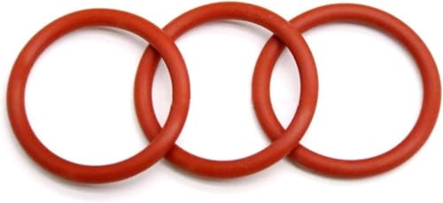 O-Ring-Dichtungsscheibe, rote Silikon-O-Ring-Dichtungen, Dichtring, Gummi(M35x4mm) von NBVACPL