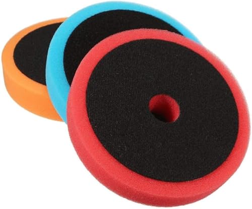 Polierpads, Polierpad, Polierpads, Polierpad-Schwamm-Kit-Sets, for Auto-Polierpuffer(Orange) von NBVACPL