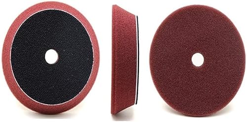 Polierpads, Polierpad, Polierpads, Polierschwamm-Pad for Autos, Auto-Polierpad-Set,(Maroon 2pcs One Pack) von NBVACPL