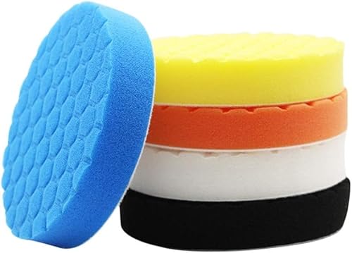 Polierpads, Polierpad, Polierpads, Polierschwamm-Polierpad-Set, sechseckige polierte Schwammscheibe,(3 inch 3pcs) von NBVACPL