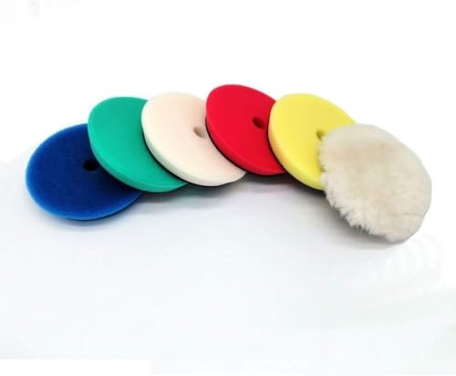Polierpads, Polierschwammpad for Autos, Polierpads,(6pcs Kit1) von NBVACPL