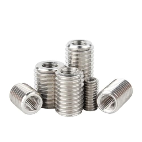 Stellschrauben, Inbusschrauben, Madenschrauben 5 stücke Innen Außen Gewinde Adapter Schraube, Edelstahl 304 Muttern, Gewinde Anschluss Conne(M8*6mm) von NBVACPL