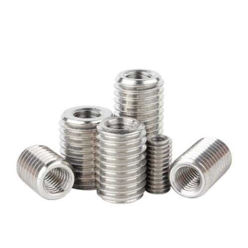 Stellschrauben, Inbusschrauben, Madenschrauben Adapterschraube mit Innen- und Außengewinde, Muttern aus Edelstahl 304, Gewindeanschluss(M8*8mm) von NBVACPL