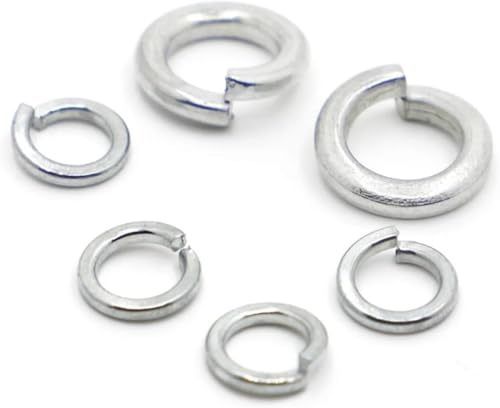 Verzinkter Kohlenstoffstahl, geteilte Federscheibe, elastische Dichtung(100pcs M5) von NBVACPL