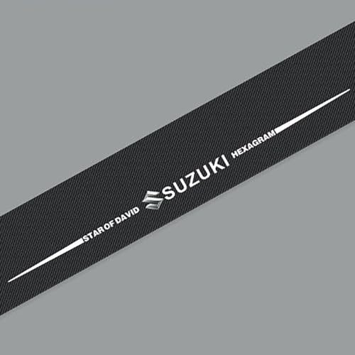 NBVGFGDF Frontscheiben Aufkleber, für Suzuki Swift Vitara Jimny SX4 Alto Auto Windschutzscheibe Sonnenblende Streifen, Auto Fensteraufkleber Wasserdicht,A von NBVGFGDF
