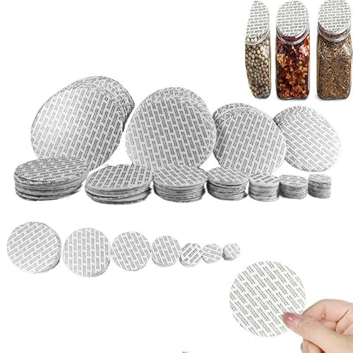 100 Stück druckempfindliche Schaumstoff-Deckeleinlagen für Kosmetikflaschen, Gläser, Behälterdeckel, 28 mm x 100 Stück von NBVGVGGT