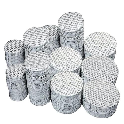 NBVGVGGT 300 Stück 20–101 mm Selbstklebender, druckempfindlicher Schaumstoff-Verschlussdeckel-Innenbelag für Kosmetikdosen, Flaschen, Töpfe, 95 mm von NBVGVGGT