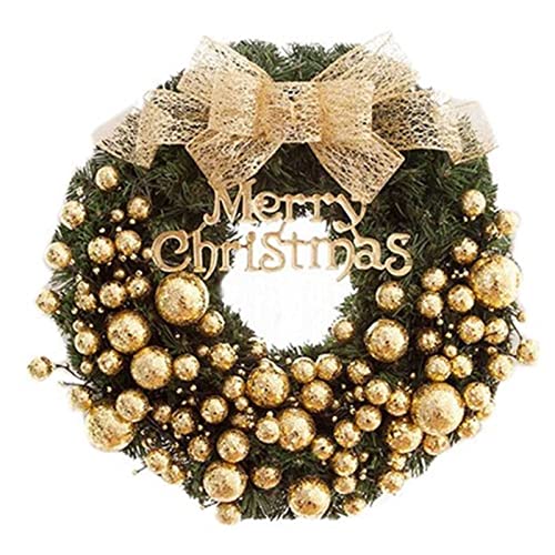 NBVNBV 30/40cm Weihnachtskranz Türkranz, PVC Künstlich Kranz Weihnachtsdekoration, Haustür Deko, Für Tür Tisch Fenster Wand Treppe Ornament NBVNBV 30/40cm Weihnachtskranz Türkranz, PVC Künstlich Kranz Weihnachtsdekoration, Haustür Deko, Für Tür Tisch Fenster Wand Treppe Ornament von NBVNBV